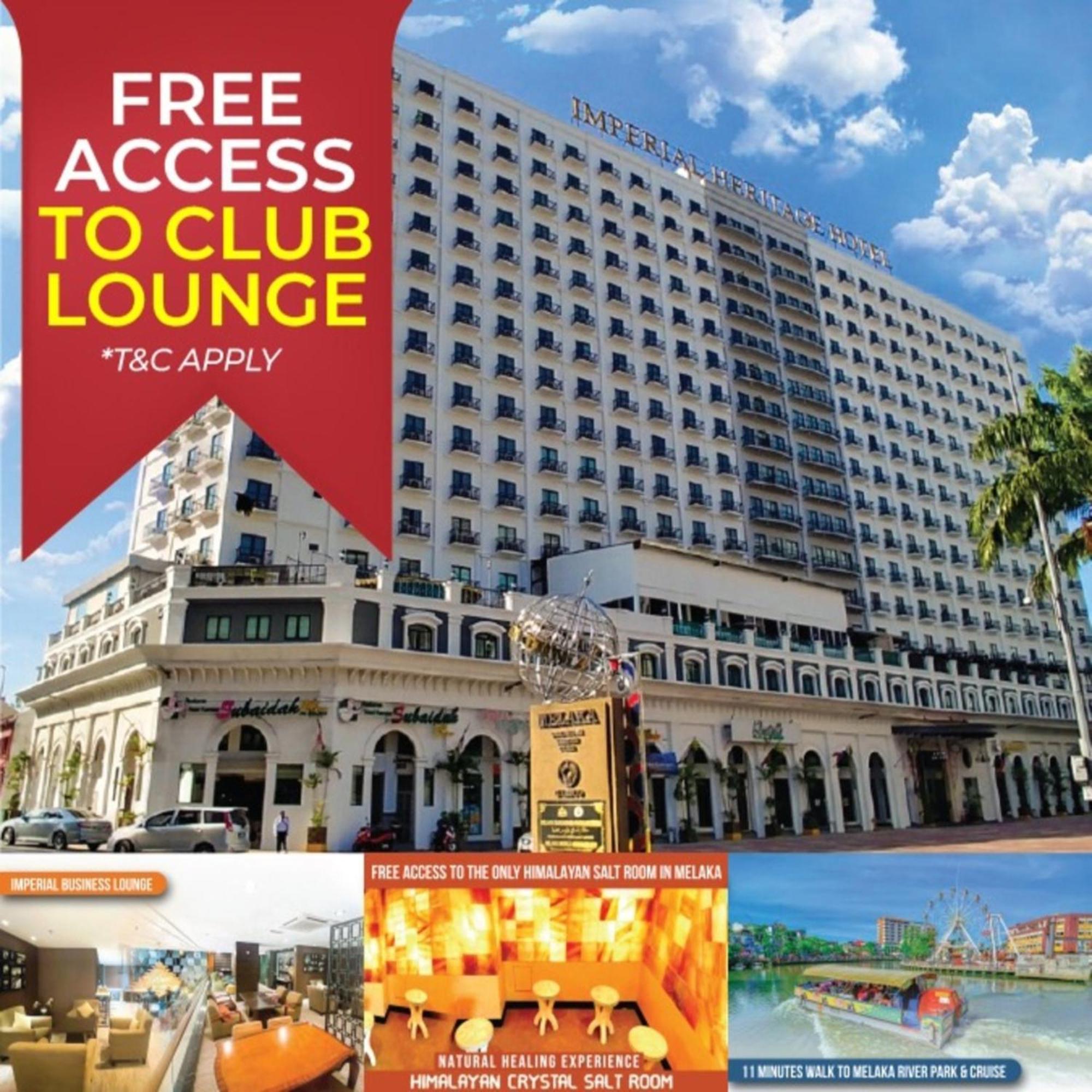 Imperial Heritage Hotel Melaka I City Centre I Free Wifi I Free Parking L Free Club Lounge Access Malacca Exterior foto